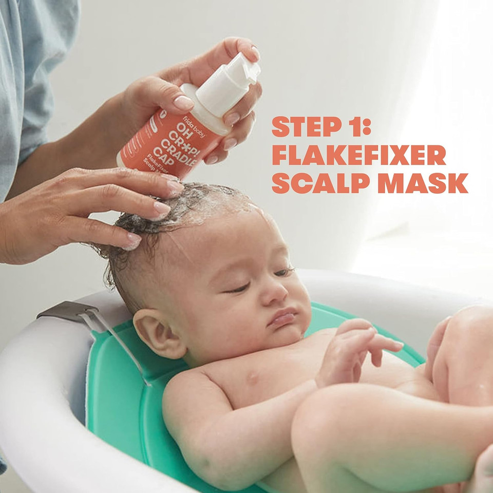 Frida Baby Cradle Cap Treatment, Cradle Cap Shampoo For Babies, Cradle Crap Shampoo Soothes Baby'S Scalp, Prevents Dryness And Flakes Frida Baby Cradle Cap Treatment, Cradle Cap Shampoo For Babies, Cradle Crap Shampoo Soothes Baby'S Scalp, Prevents Dryness And Flakes