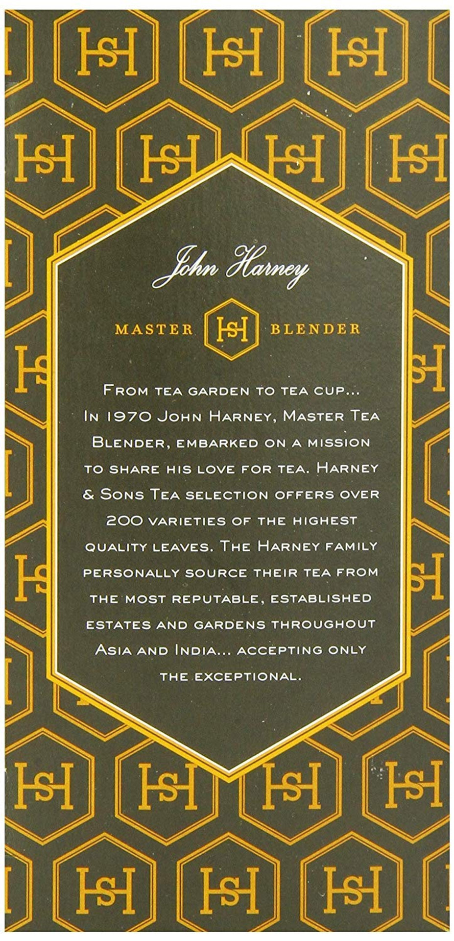 Harney & Sons Black Tea, Decaffeinated Ceylon, 20 Tea Bags, 1.26 Oz./36 Grams