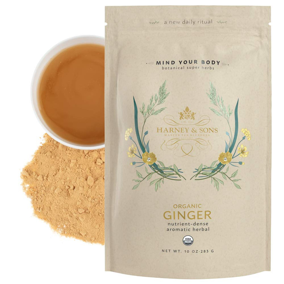 Harney & Sons Organic Ginger Powder, Wellness Collection, 10 Oz Bag