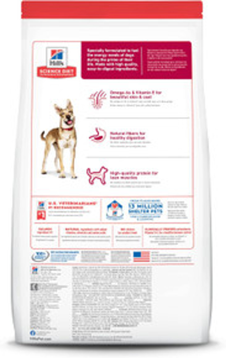 Hill'S Science Diet Adult 1-6, Adult 1-6 Premium Nutrition, Dry Dog Food, Salmon & Brown Rice, 4.5 Lb Bag