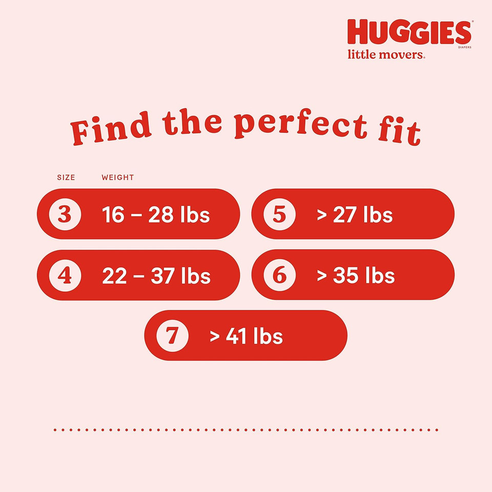 Huggies Little Movers Diapers & Wipes Bundle: Huggies Little Movers Size 6 Baby Diaper, 96Ct & Huggies Natural Care Sensitive Wipes, Unscented, 12 Packs (768 Wipes Total) (Packaging May Vary)