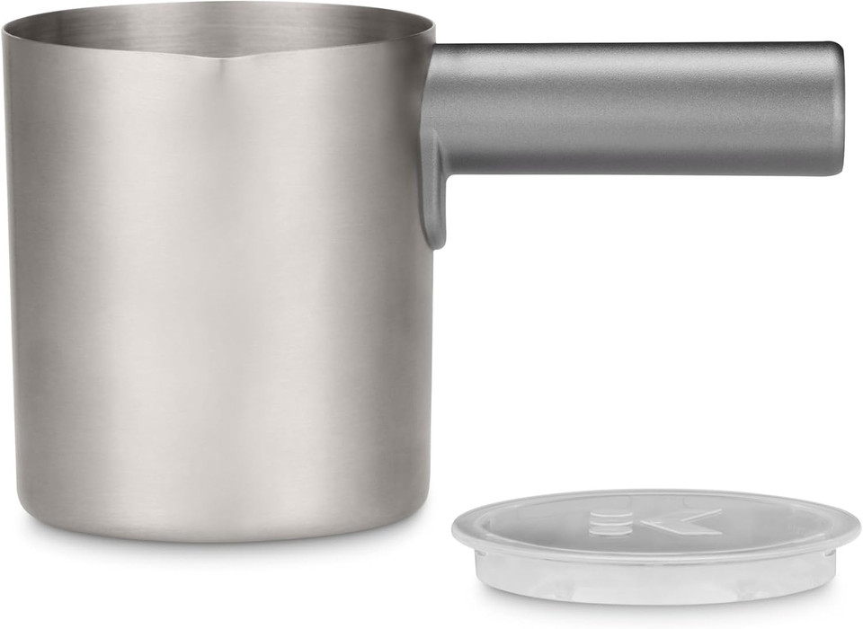 Keurig K-Cafã£Â© Milk Frother Cup Replacement Part Or Extra,80 Milliliters Hot And Cold Frothing, Compatible With Keurig K-Cafã£Â© Coffee Makers Only, Nickel
