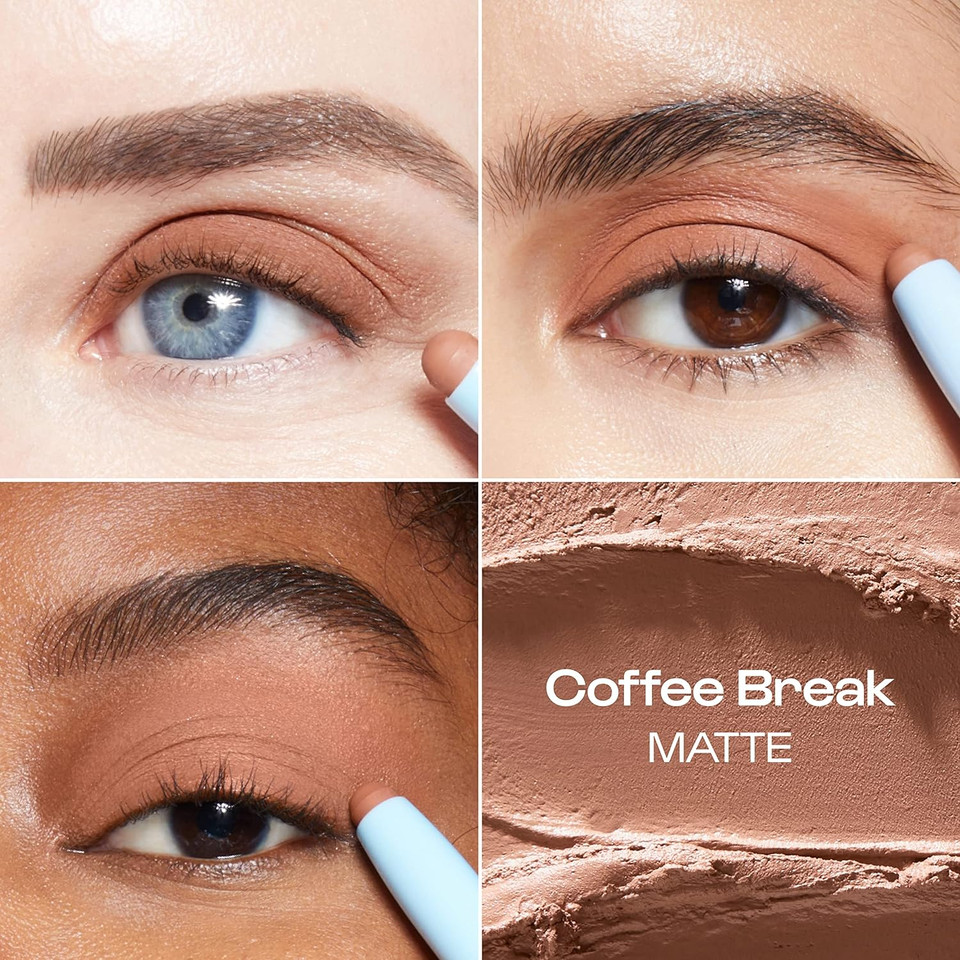 Alleyoop 11Th Hour Cream Eye Shadow Sticks - Coffee Break (Matte) - Award-Winning Eyeshadow Stick - Smudge-Proof And Crease Proof For Over 11 Hours - Easy-To-Apply And Compact For Travel, 0.05 Ozcoffee Break (Matte)
