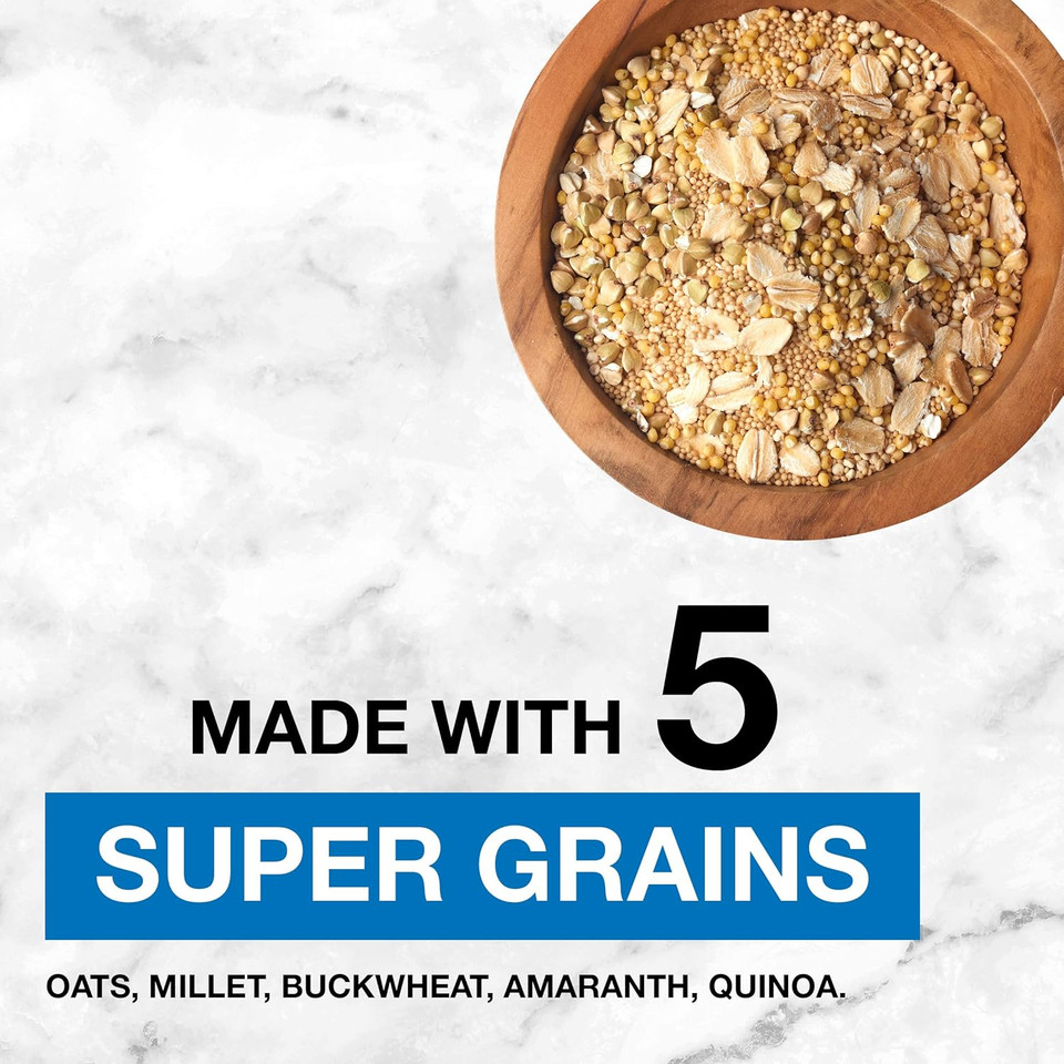 Kind Healthy Grains Granola, Healthy Snack, Vanilla Blueberry Granola With Flax Seeds, Snack Mix, 3 Count, 33 Oz Total