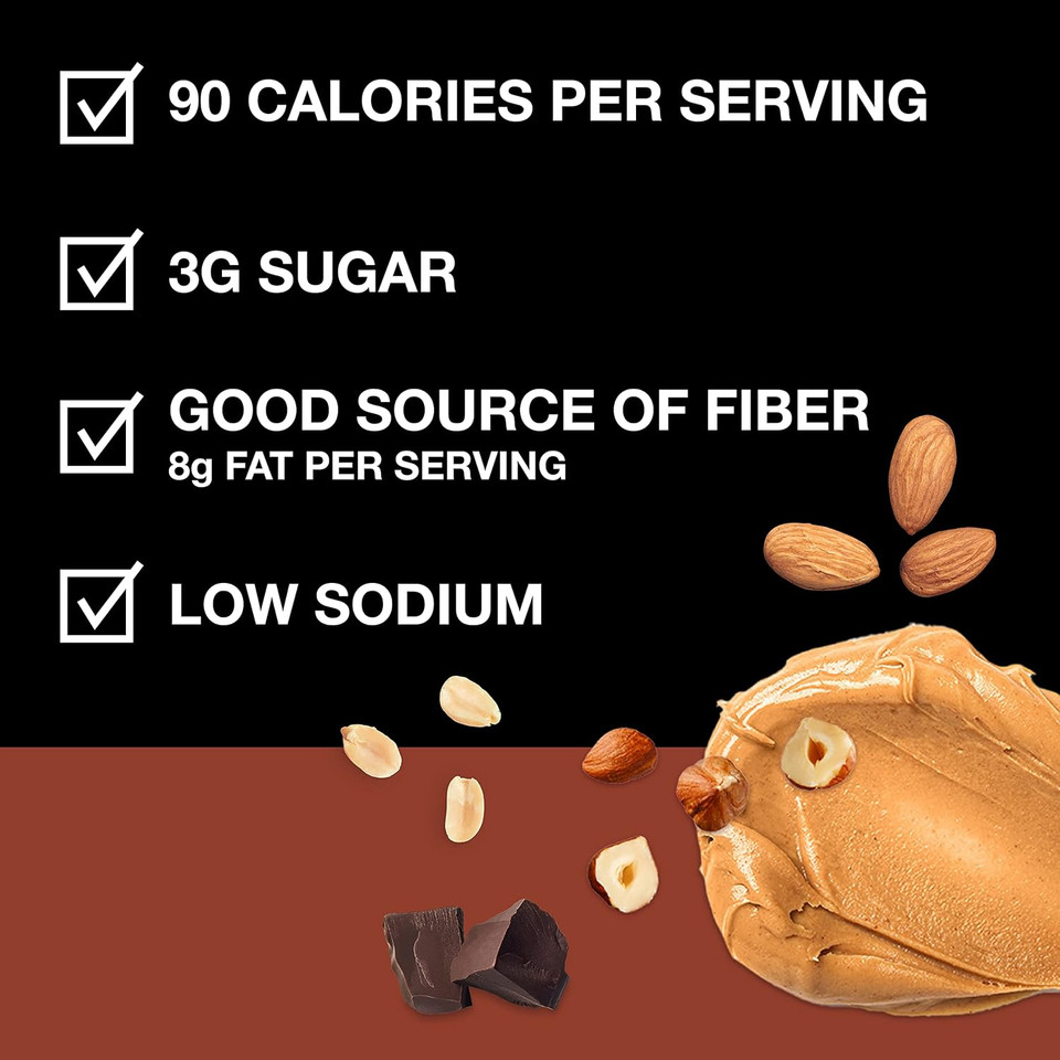 Kind Minis, Chocolate Hazelnut Butter With Almonds & Peanuts, Healthy Snacks, Gluten Free, Low Calorie Snacks, Low Sugar, 10 Count