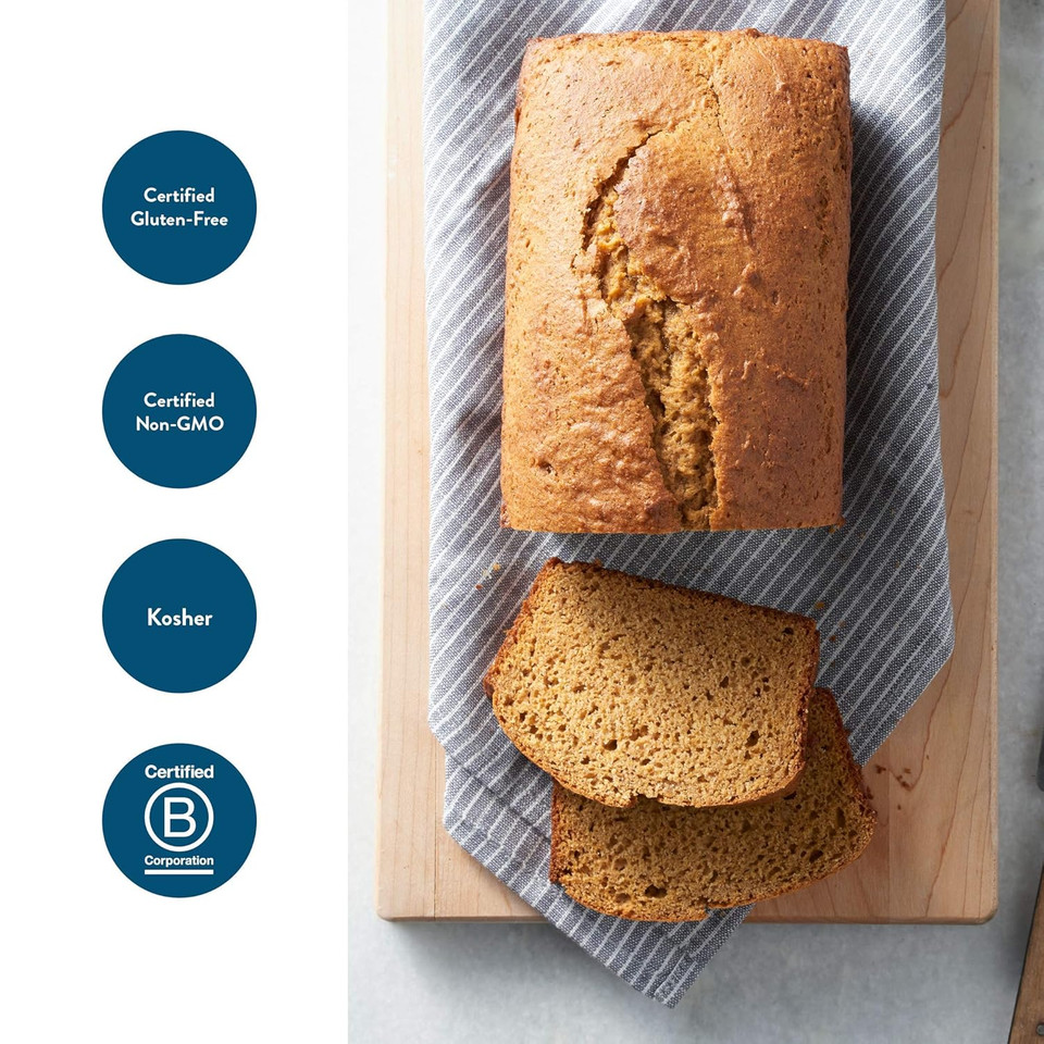 King Arthur, Gluten Free Pumpkin Bread + Muffin Mix, Gluten-Free, Non-Gmo Project Verified, Certified Kosher, 12 Ounces