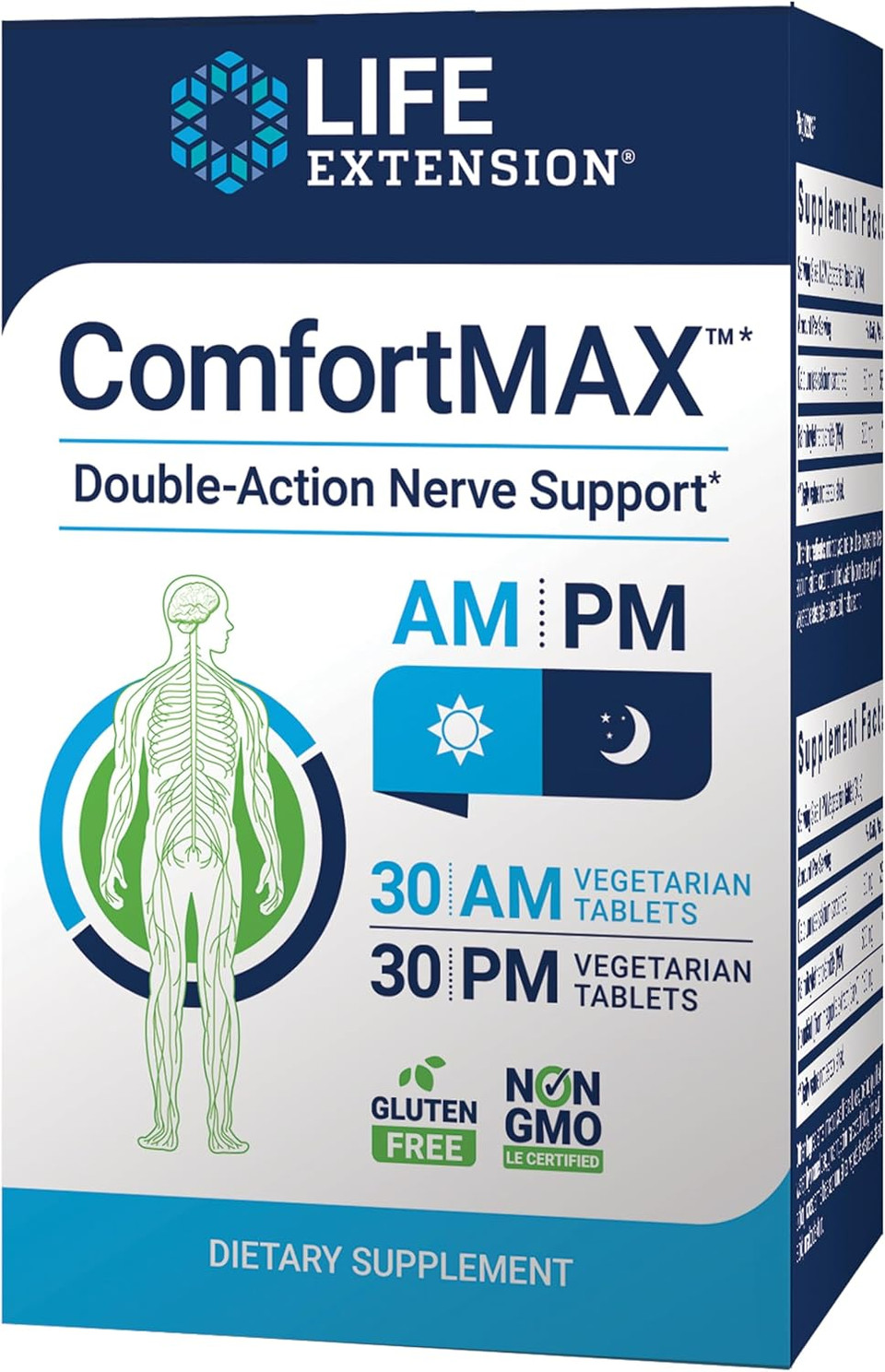 Life Extension Comfortmaxã¢Â, Honokiol And Pea For Nerve Support & Discomfort Relief, Gluten-Free, Non-Gmo, Vegetarian, 60 Tablets