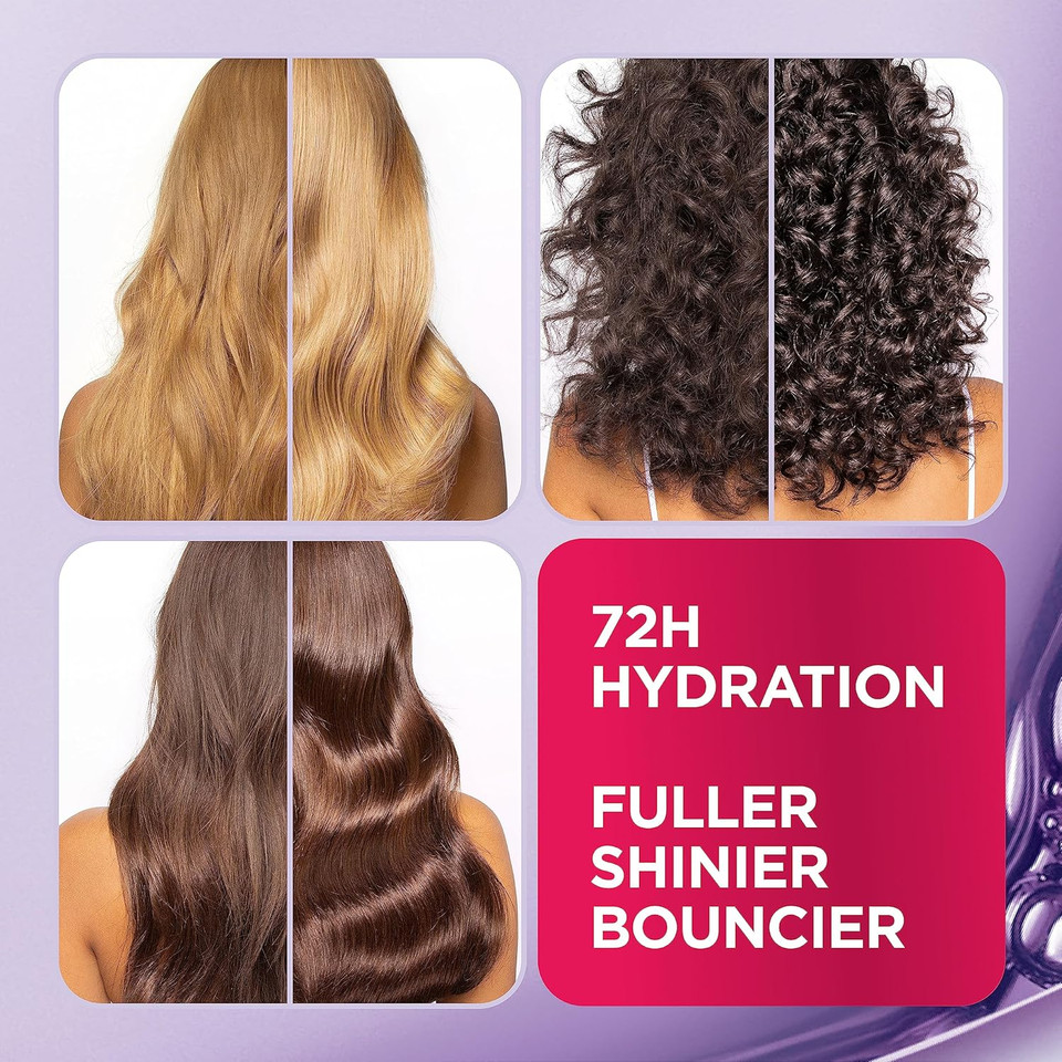 L'Oreal Paris Elvive Hyaluron Plump Hydrating Shampoo & Conditioner For Dehydrated, Dry Hair Infused With Hyaluronic Acid Care Complex, Paraben-Free, 12.6 Fl Oz