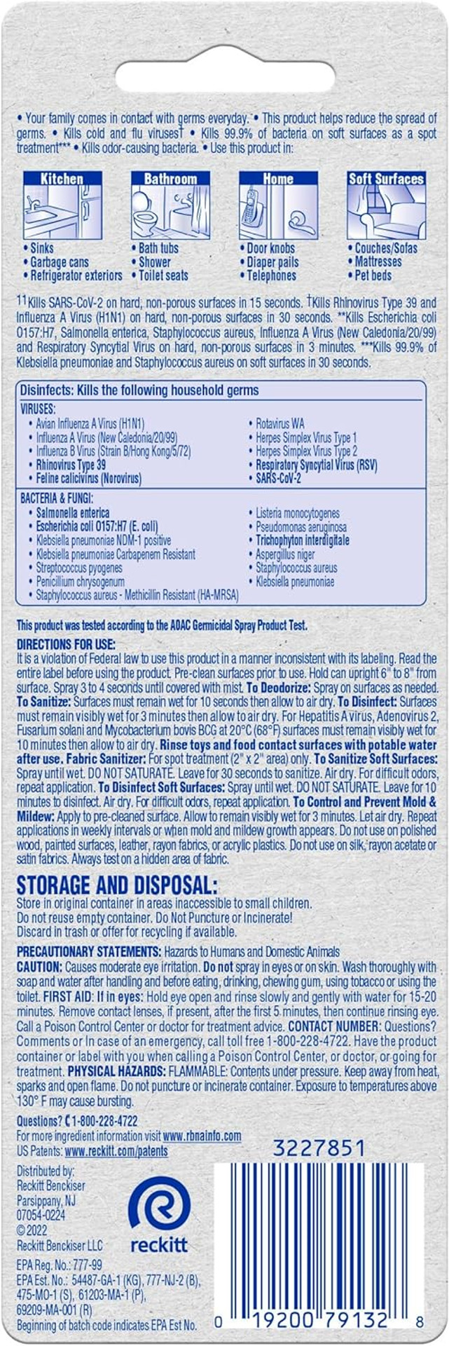 Lysol To Go Disinfectant Spray, Crisp Linen, 1 Ounce, Pack Of 12 Lysol To Go Disinfectant Spray, Crisp Linen, 1 Ounce, Pack Of 12