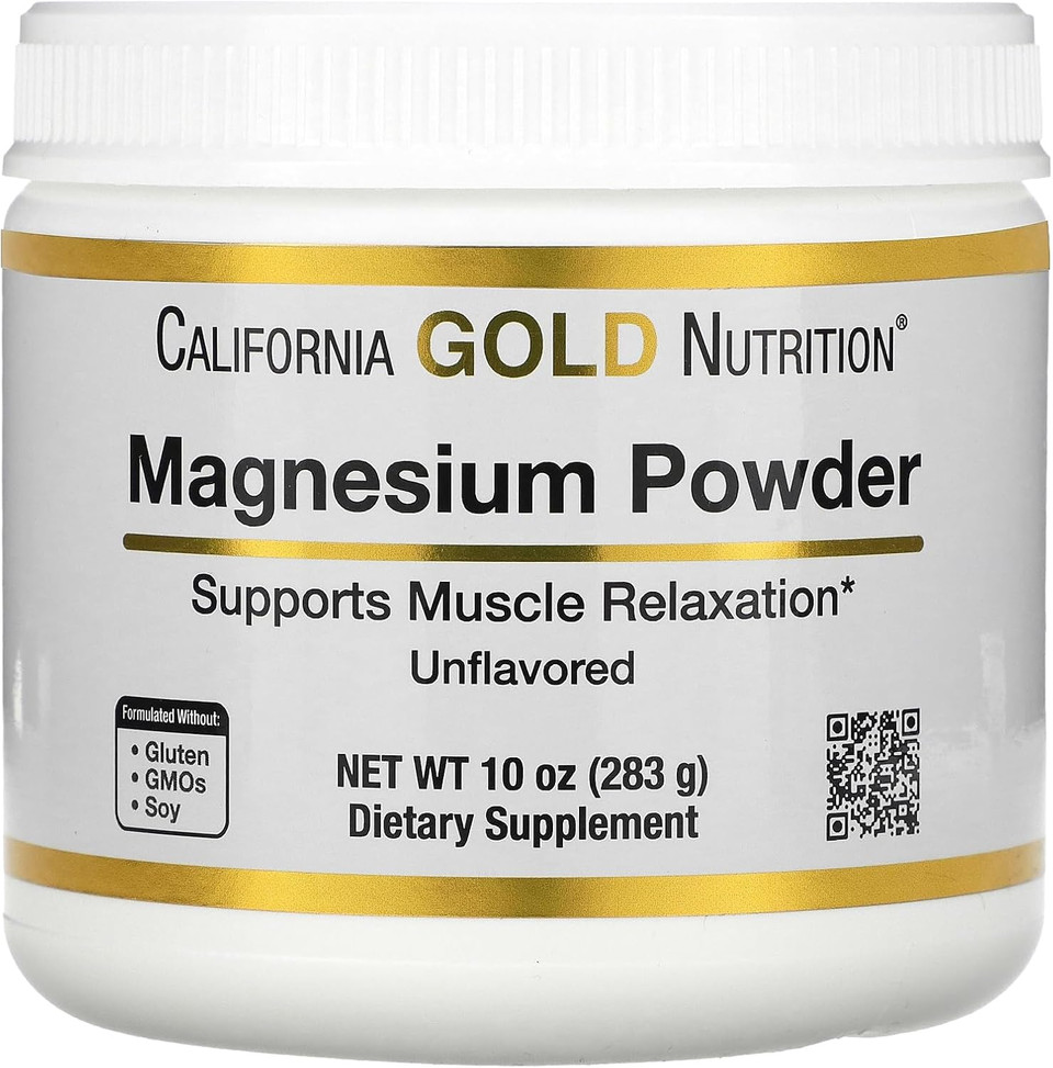 Magnesium Powder Beverage, As Magnesium Citrate, Unflavored, Pure Powder, 10 Oz (283 G)