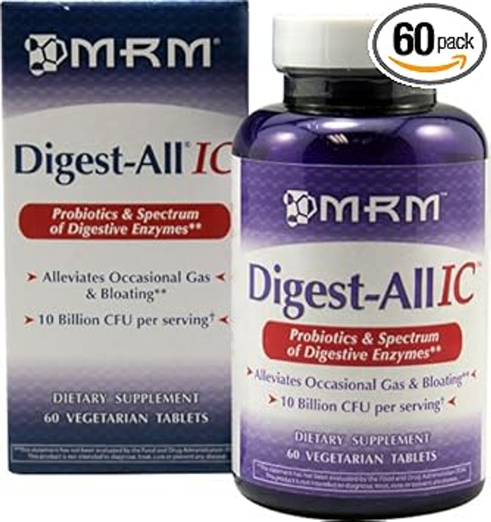 Mrm Digest-All Ic -- 60 Vegetarian Tablets - 2Pc