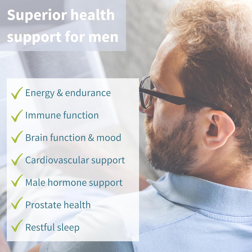 Neurobalance + Multivitamin & Minerals For Men Vegan Bundle, High Absorption Zinc, Magnesium & B6 Supplement + Sustained Release Multivitamin By Igennus