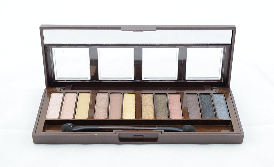 City Color Barely Exposed Eye Shadow Palette - Day/Night 12 Colors
