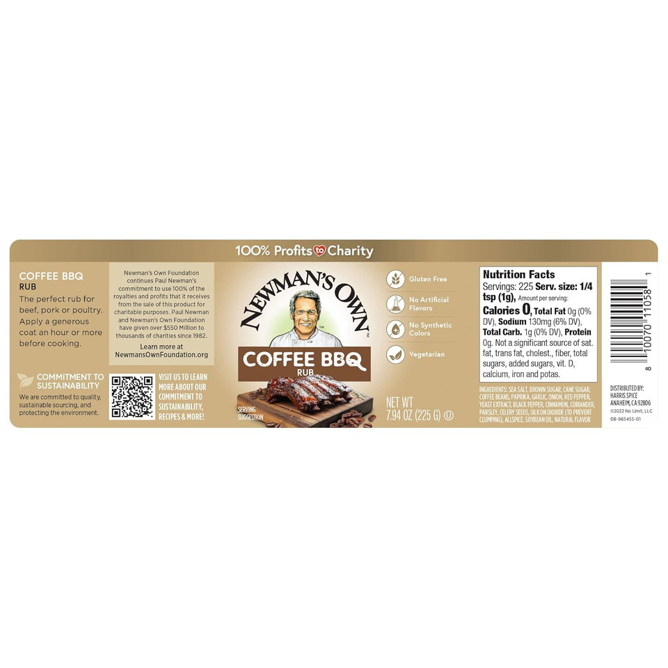 Newman'S Own Chef'S Bundle With Coffee Bbq Seasoning, Steak Seasoning, And Caribbean Jerk Seasoning