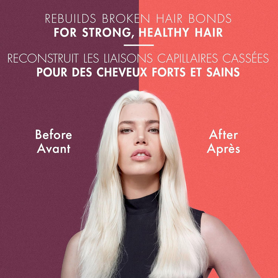 Nexxus Bond Repair Shampoo, Conditioner & Intense Rebond Treatment Bundle Amino Bond 3 Pack For All Types Of Damaged Hair, With Keratin Protein And Amino Acids