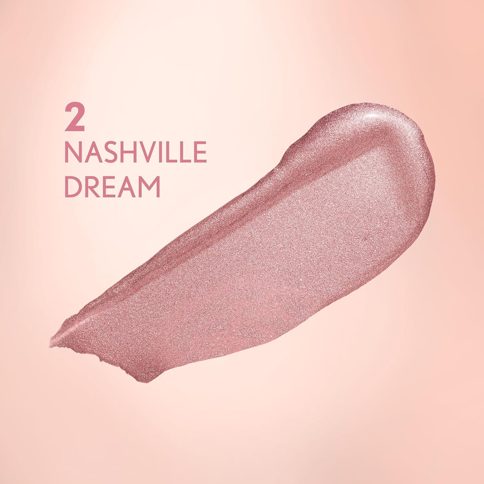 Covergirl Exhibitionist By Kelsea Ballerini Liquid Glitter Eyeshadow, Highly Pigmented, Glittery Finish, Long-Wearing, Nashville Dream 2, 0.13Oznashville Dream