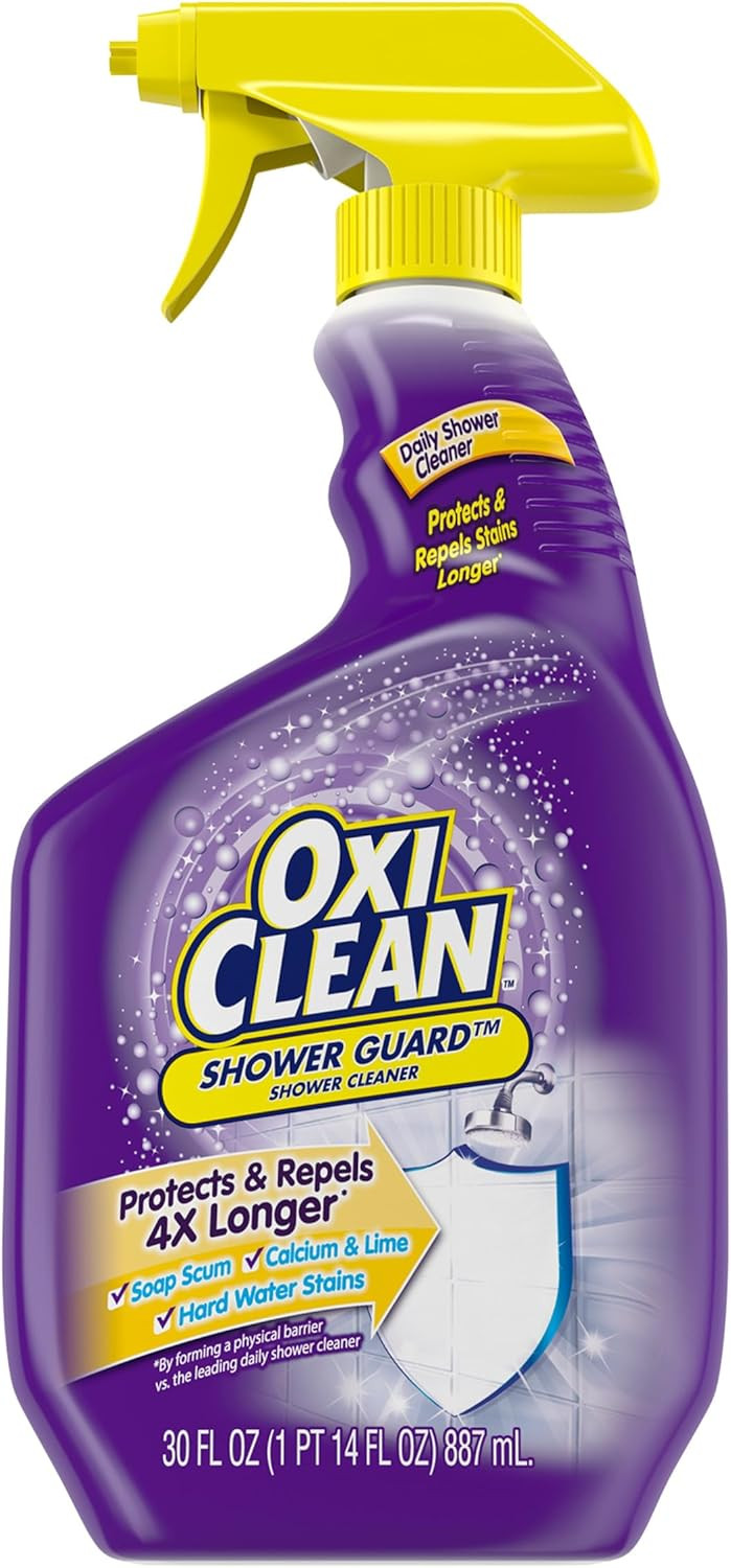 Oxiclean Shower Guard Daily Shower Cleaner, 30 Oz., Protects & Repels Stains