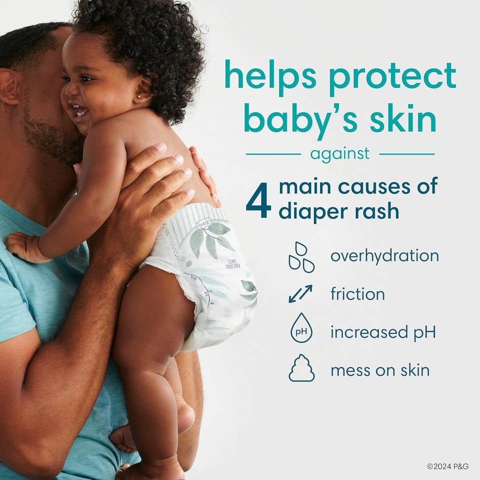 Pampers Pure Protection Diapers - Size 6, 42 Count, Hypoallergenic Premium Disposable Baby Diapers