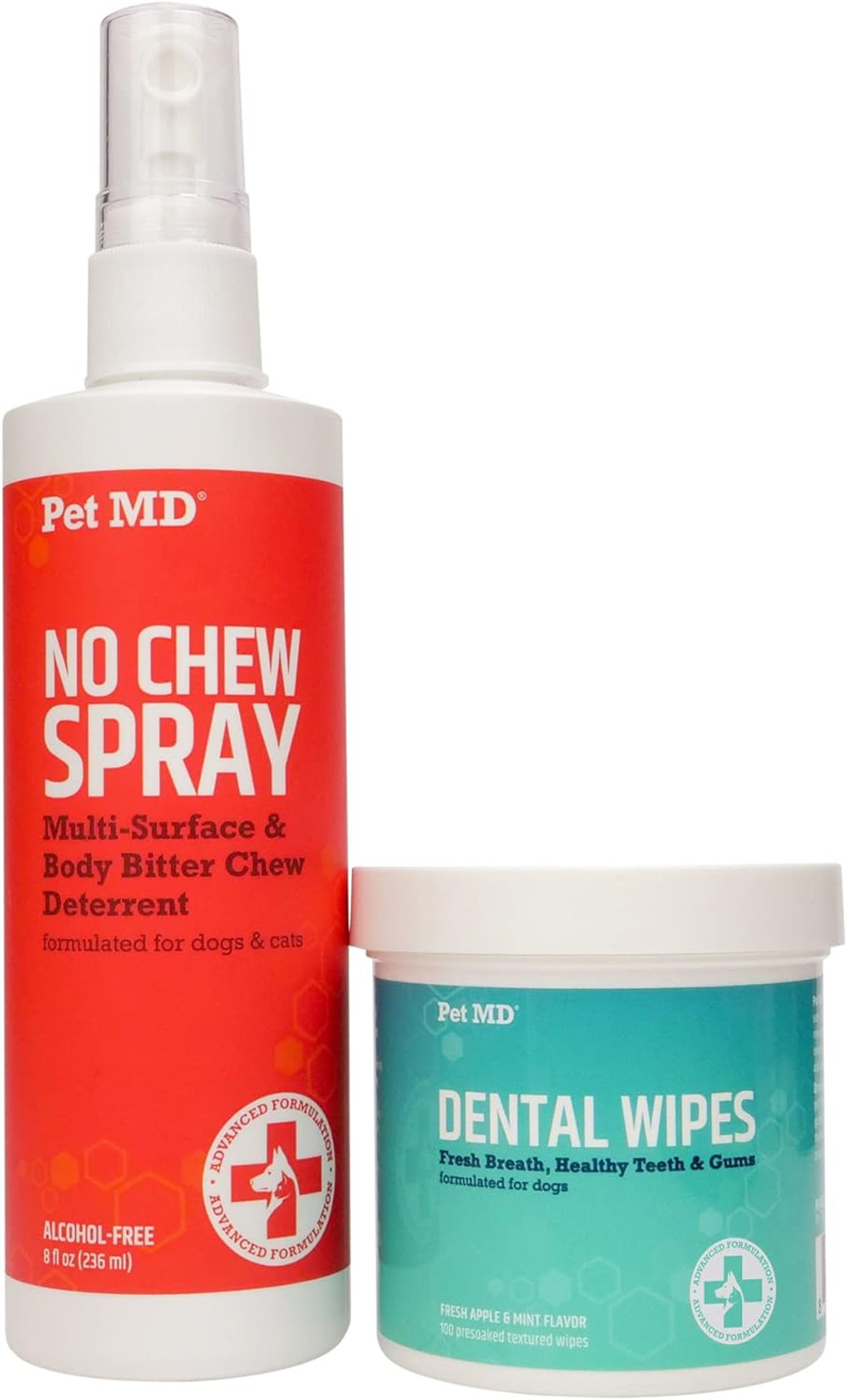 Pet Md No Chew Spray & Dental Wipes