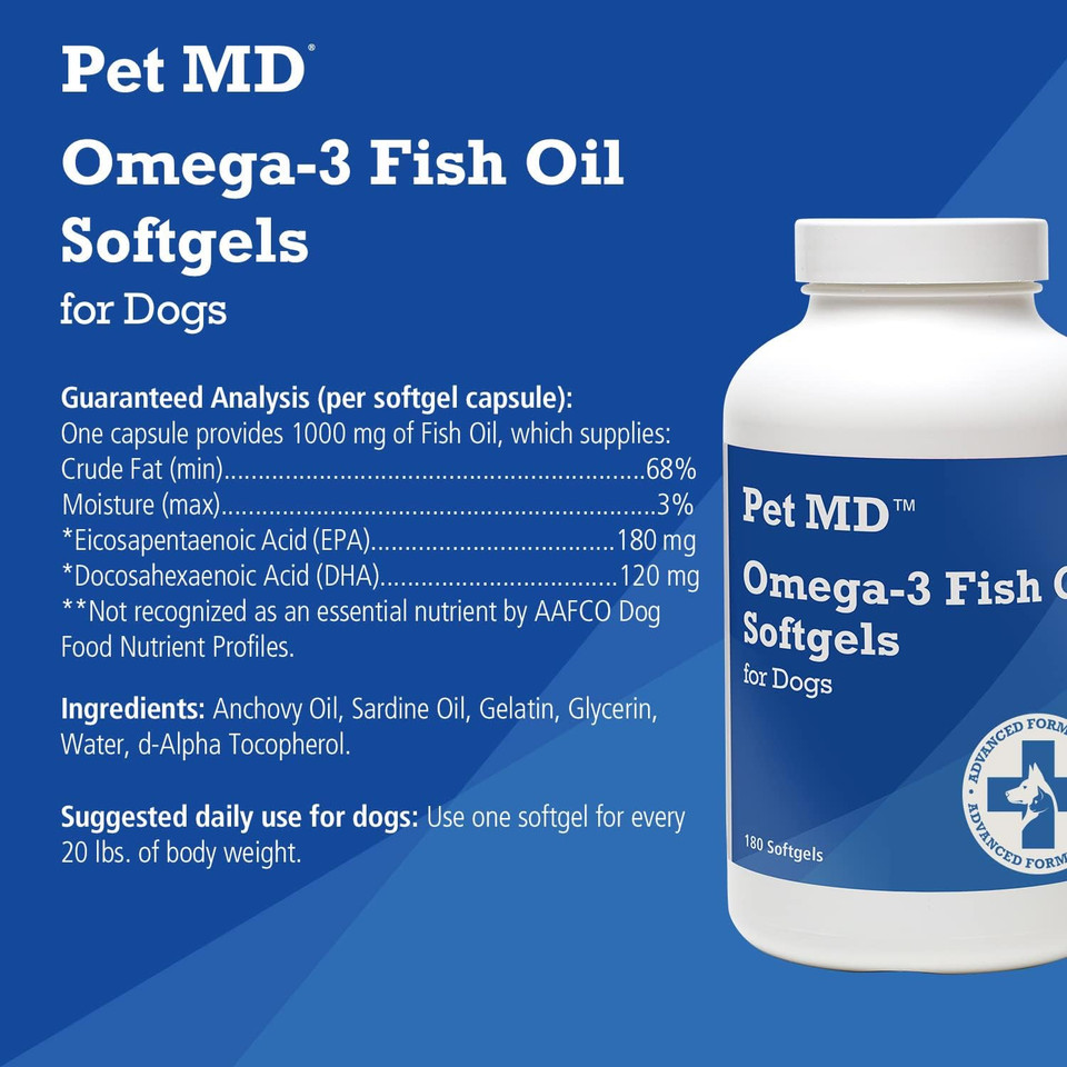 Pet Md Omega 3 Fish Oil Soft Gels & Wrap A Pill Peanut Butter Flavored Pill Paste