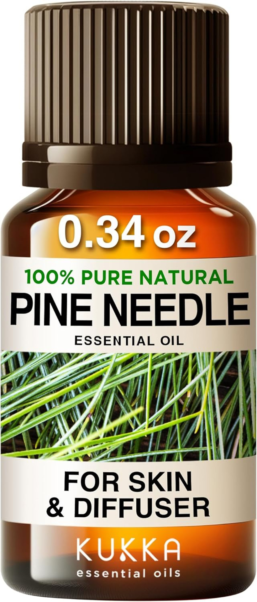Pine Essential Oils For Diffuser & Sage Oil For Skin Set - 100% Natural Aromatherapy Grade Essential Oils Set - 2X0.34 Fl Oz - Kukka