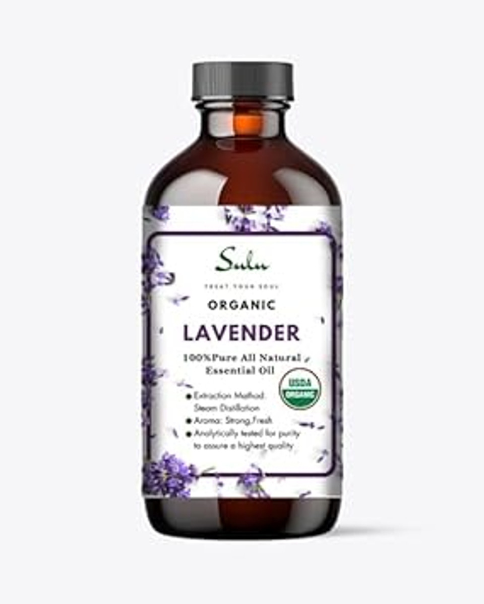 Pure Usda Certified Organic Lavender Essential Oil (473 Ml / 16 Fl.Oz)