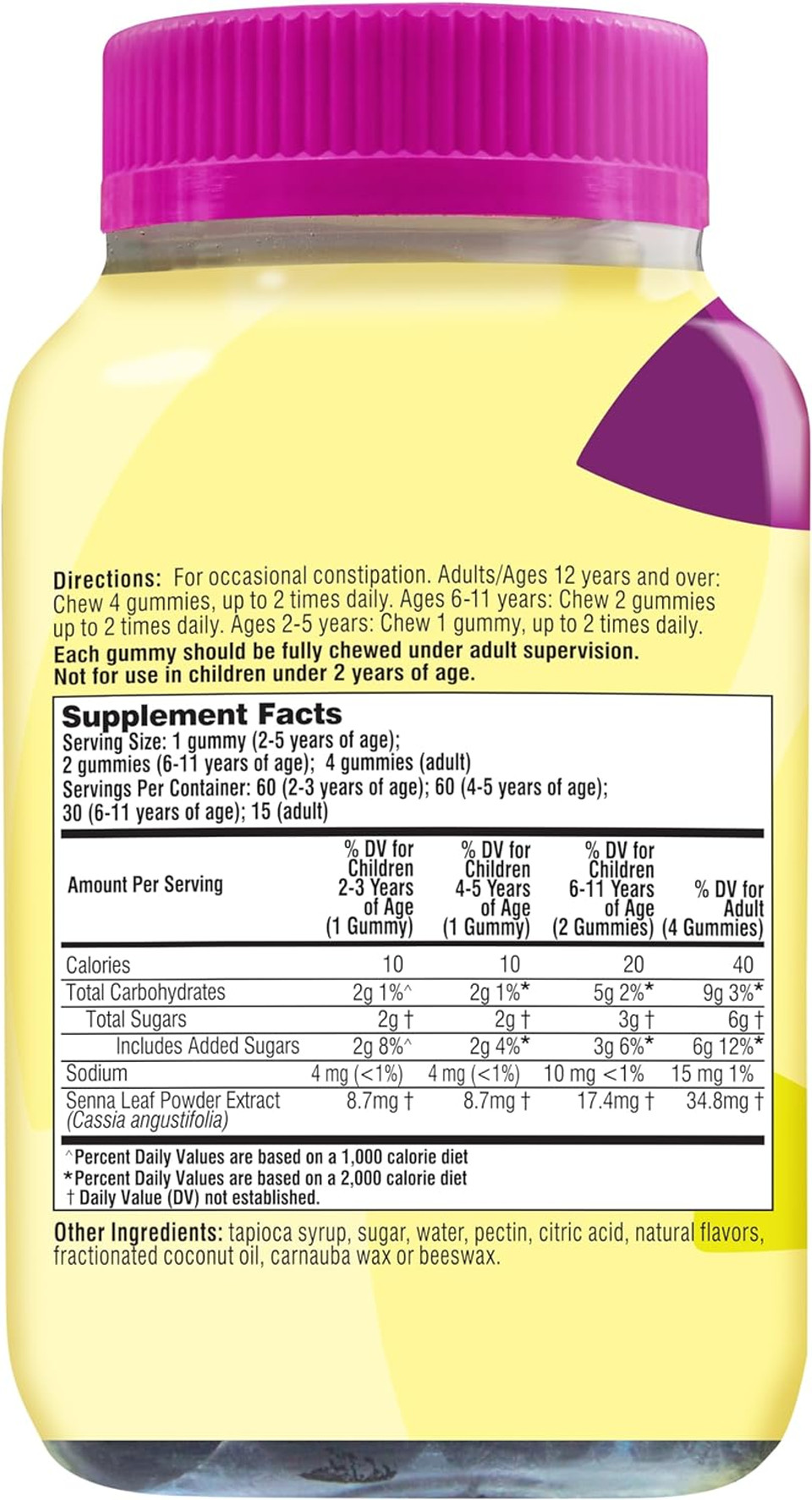 Senokot Kids Mixed Berry Laxative Gummies For Age 2+, Senna Extract For Gentle, Overnight Relief From Occasional Constipation, 40 Ct Senokot Kids Mixed Berry Laxative Gummies For Age 2+, Senna Extract For Gentle, Overnight Relief From Occasional Constipation, 40 Ct