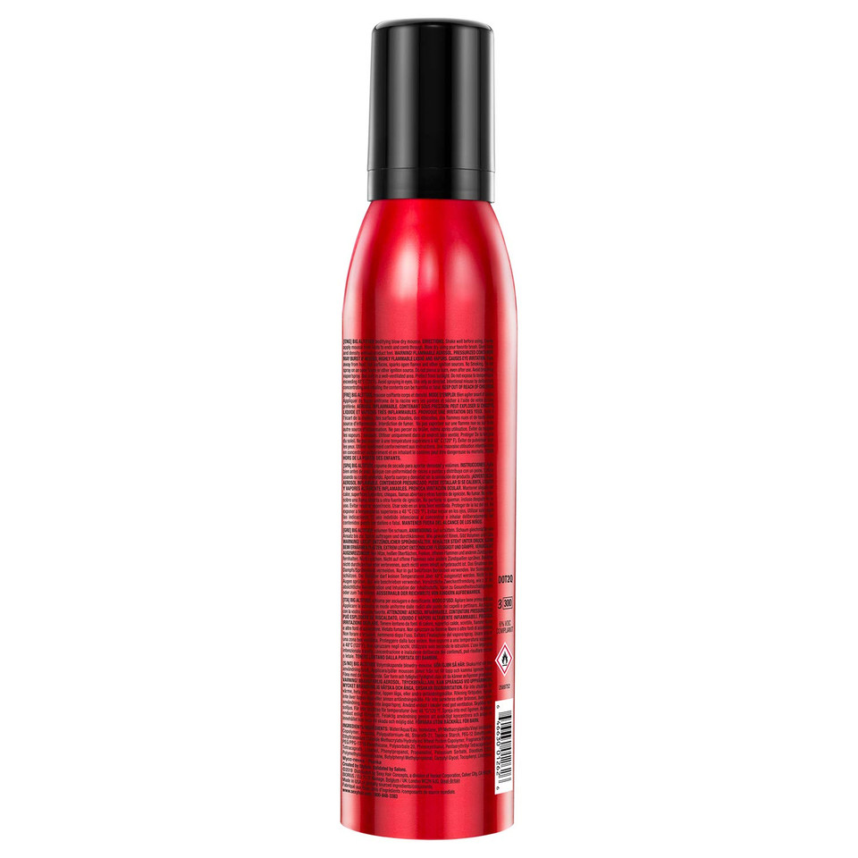 Sexyhair Big Altitude Bodifying Blow Dry Mousse, 6.8 Oz | Volume With Hold | Up To 72 Hours Humidity Resistance | Thermal Protection