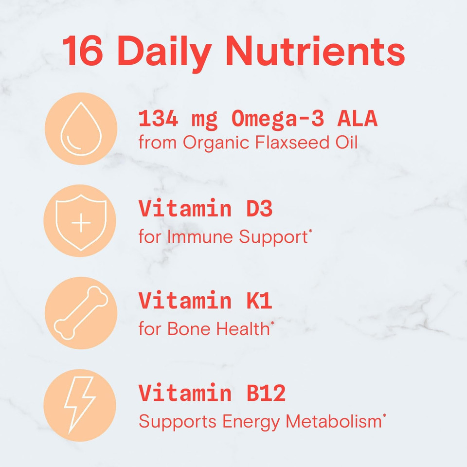 Smartypants Organic Kids Multivitamin Gummies: Omega 3 (Ala), Vitamin D3, C, Vitamin B12, B6, Vitamin A, K & Zinc For Immune Support, Vegetarian, Three Fruit Flavors, 120 Count (30 Day Supply) Smartypants Organic Kids Multivitamin Gummies: Omega 3 (Ala), Vitamin D3, C, Vitamin B12, B6, Vitamin A, K & Zinc For Immune Support, Vegetarian, Three Fruit Flavors, 120 Count (30 Day Supply)