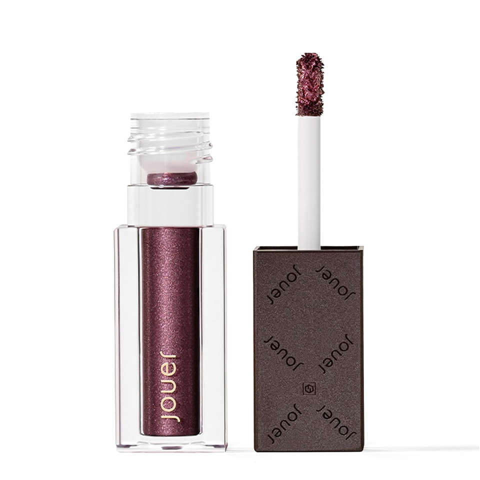 Jouer Paris Lights Eye Paints - Metallic Liquid Eyeshadow - Long Lasting & Crease-Proof Shimmer Cream Eyeshadow - Smooth Chrome Finish, Desirdesir0.15 Fl Oz (Pack Of 1)