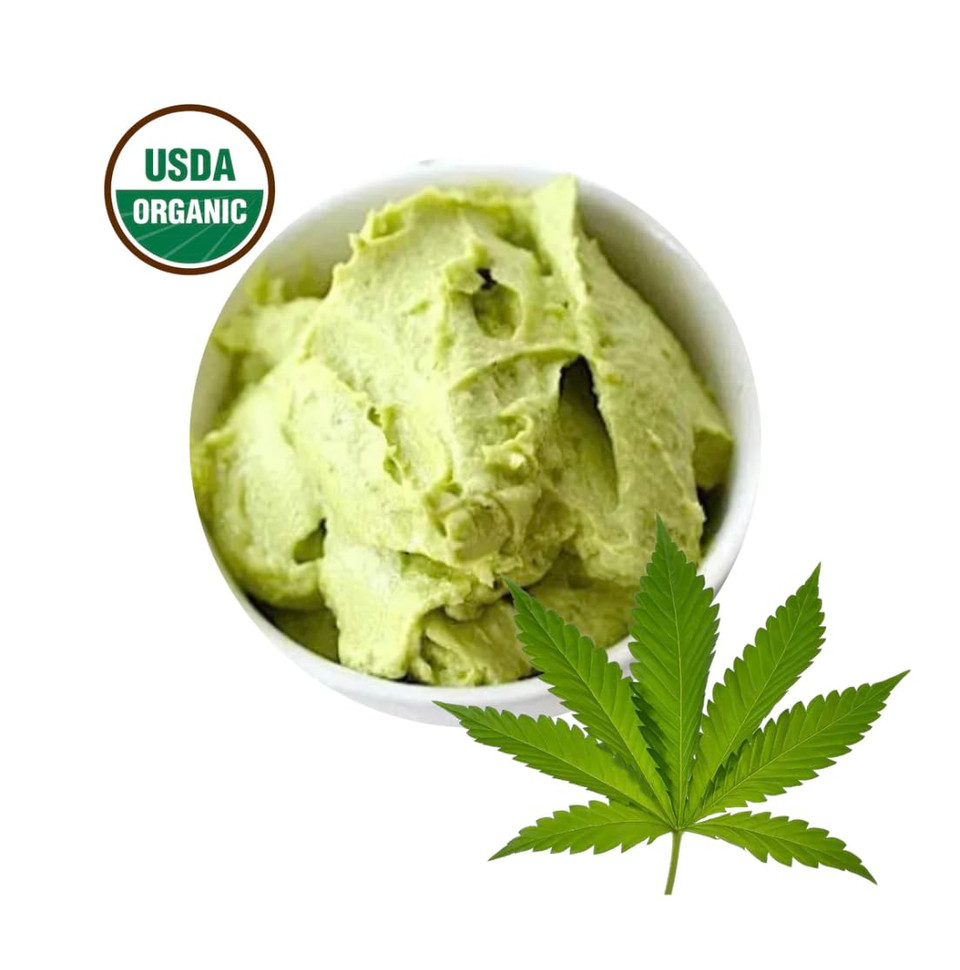 Sulu Organics Pure Usda Organic Unrefined Cold Pressed Hemp Seed Butter- 2Lbs