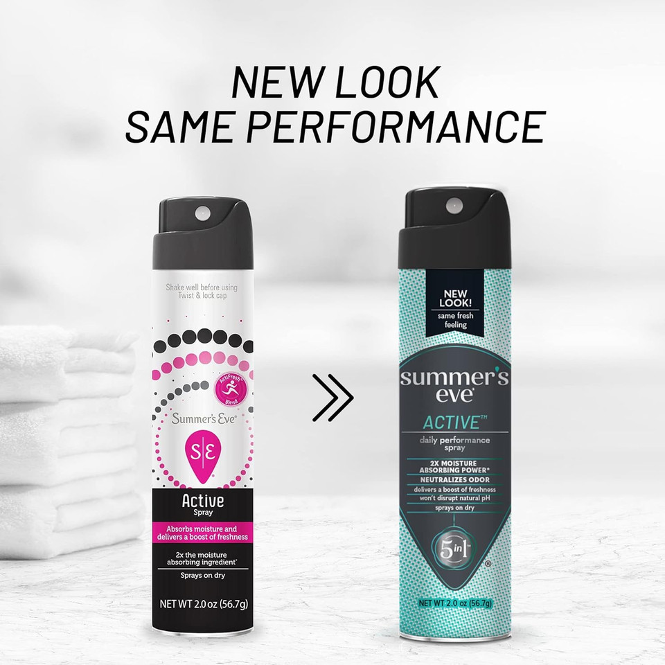 Summer'S Eve Active & Amber Nights Daily Feminine Sprays, 2 Oz (2 Pk)