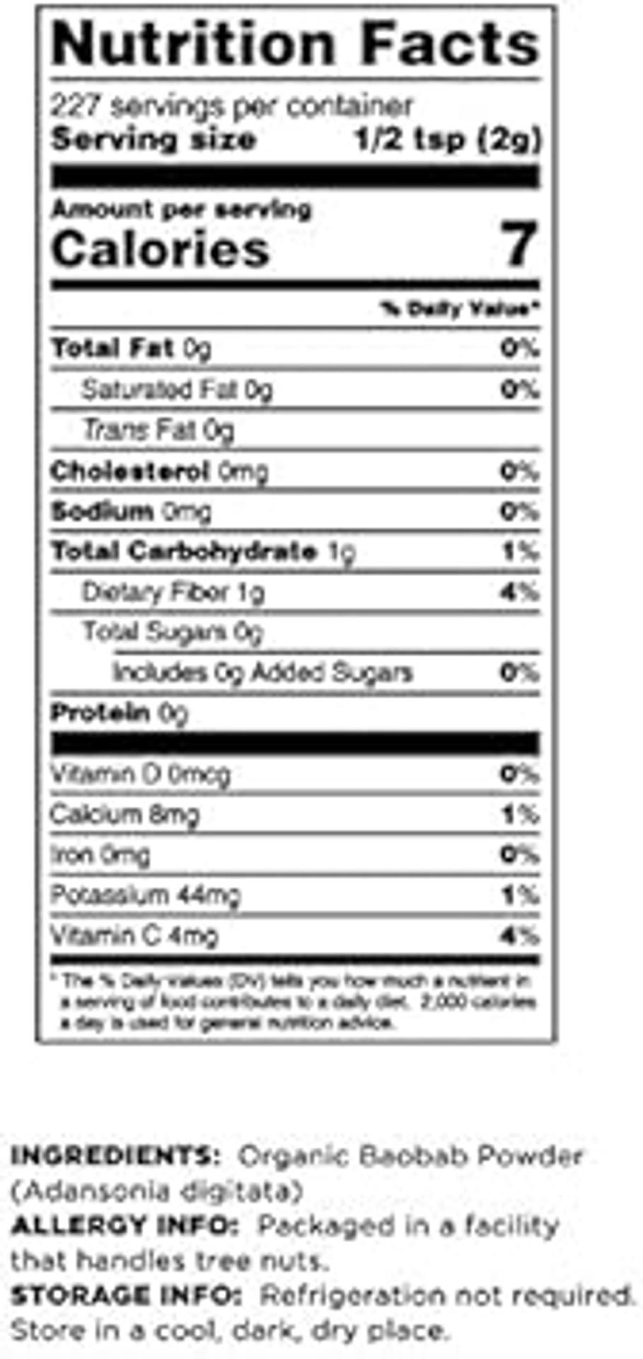 Terrasoul Superfoods Organic Baobab Powder, 48Oz (4 Pack) - Vitamin C | Antioxidants