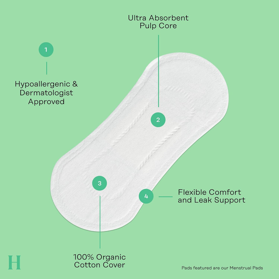 The Honey Pot Company - Herbal Panty Liners For Women - Everyday, Long, & Heavy Liners Bundle - Infused W/Essential Oils For Cooling Effect & Organic Cotton Cover - Feminine Care - Fsa & Hsa Eligible