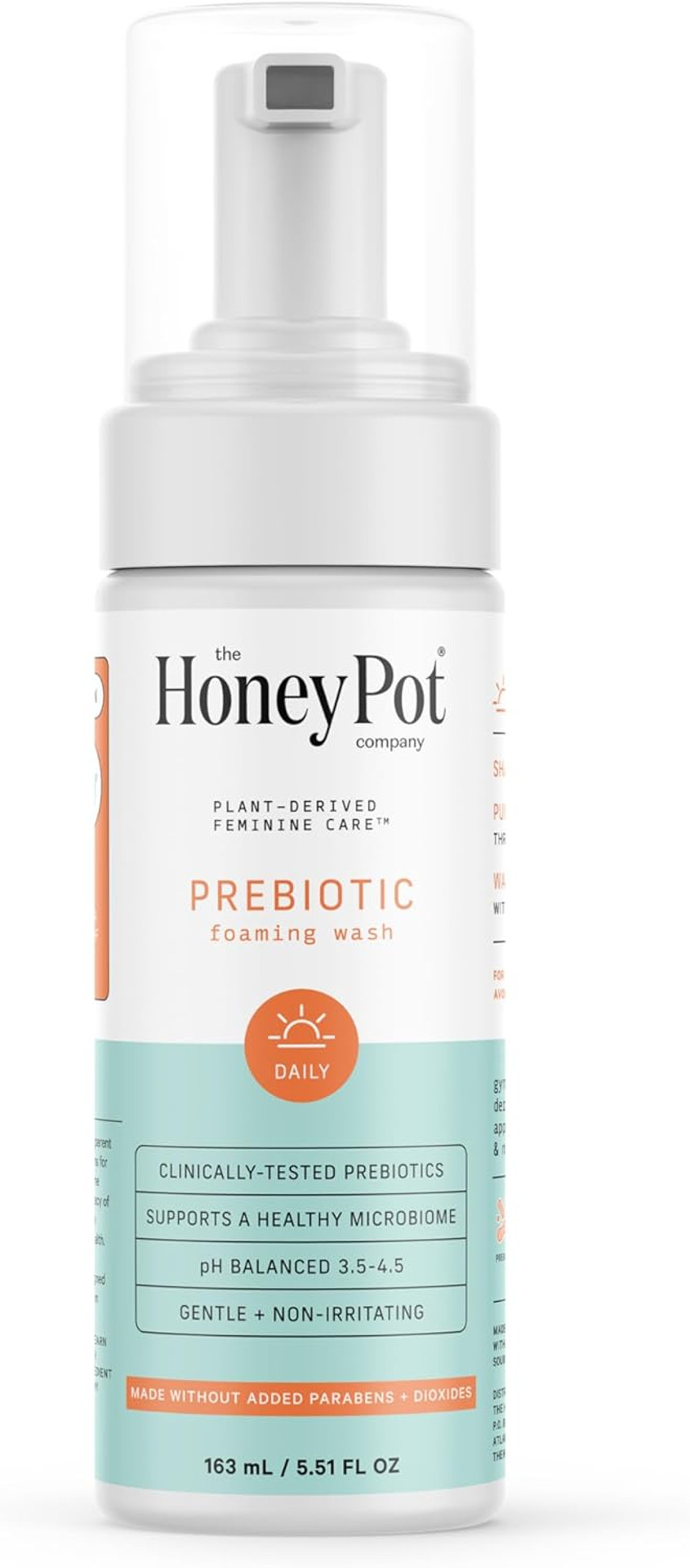 The Honey Pot Company - Non-Herbal Regular Pads & Prebiotic Feminine Wash Bundle - Cotton Cover - Herbal Infused Natural Hygiene Feminine Products - Feminine Care - Sanitary Pads For Women - Fsa