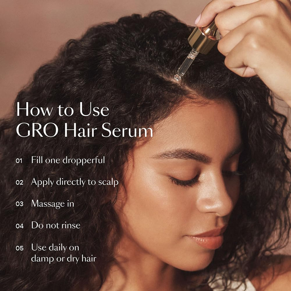 Vegamour Gro Better Duo Includes Gro Hair Serum & Gro Revitalizing Scalp Massager For Thinning Hair