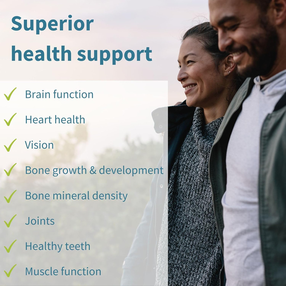 Vegan Omega-3 + Calcium & Magnesium Complex Vegan Bundle, Sustainable Epa & Dha Algae Oil 1340Mg + 2:1 Plant Based Algae Mineral Complex, By Igennus