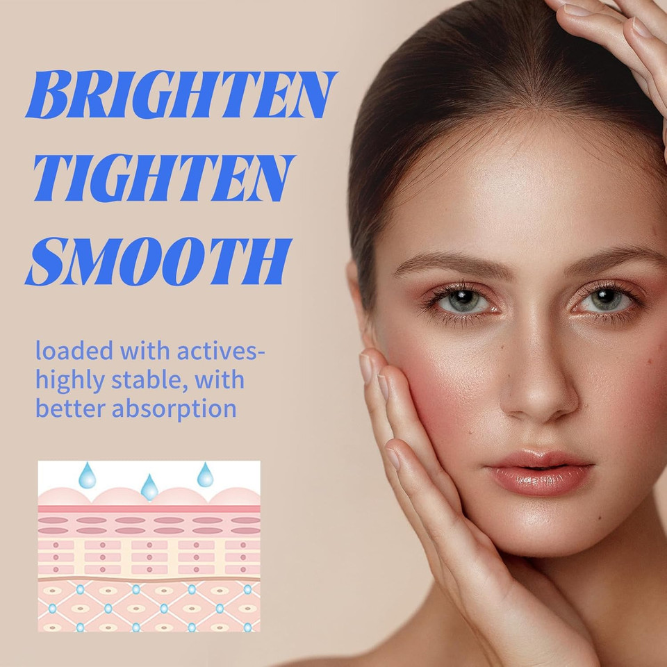 Vgo Vitamin C Face Serum + Skin-Firming Super A Retinol Serum 2 In 1 Travel-Size Skin Care Set For All Skin Types 46Ml / 1.56Oz