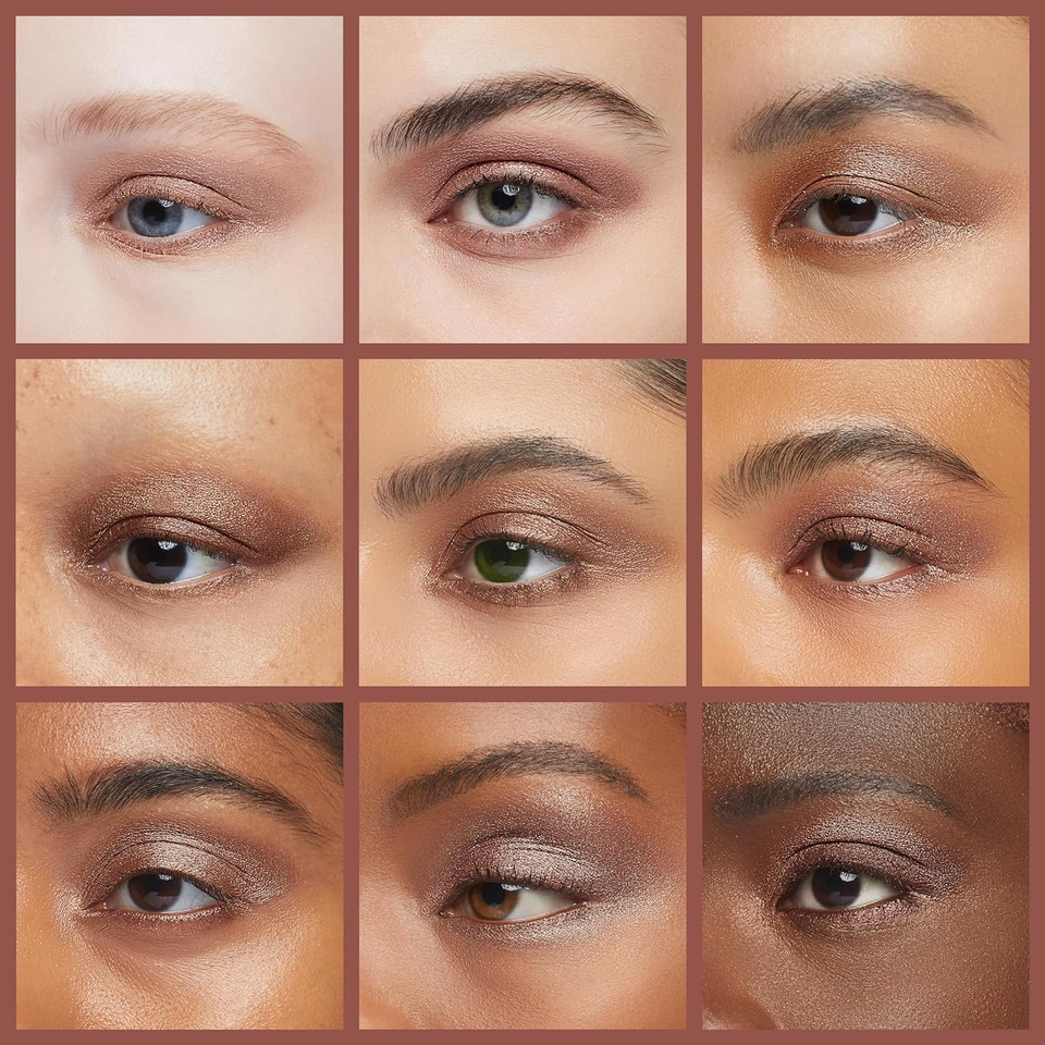 Laura Geller New York Swipe-N-Line Dual-Ended Eyeshadow + Eyeliner - Glam (Smokey Purple/Rich Plum) - Cream Eyeshadow & Smooth Glide Eyeliner - Waterproof & Crease-Free Colorglam - Smokey Purple & Rich Plum
