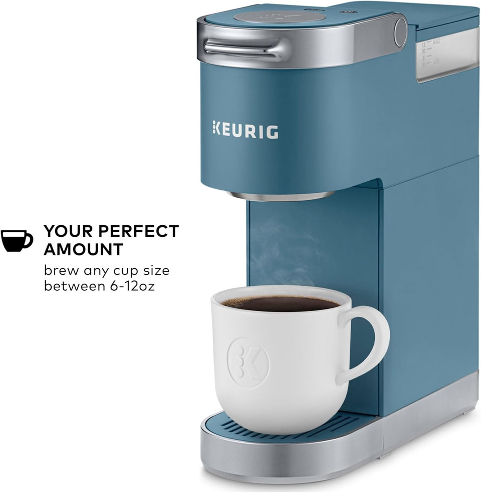 Keurig K-Mini Plus Single Serve K-Cup Pod Coffee Maker, Evening Teal
