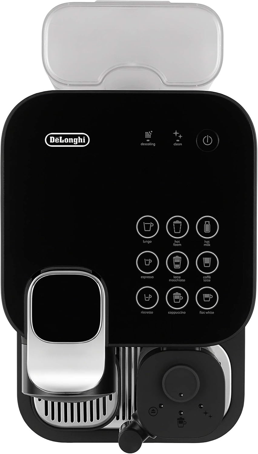 Nespresso Gran Lattissima Original Espresso Machine With Milk Frother By De'Longhi, Sophisticated Black