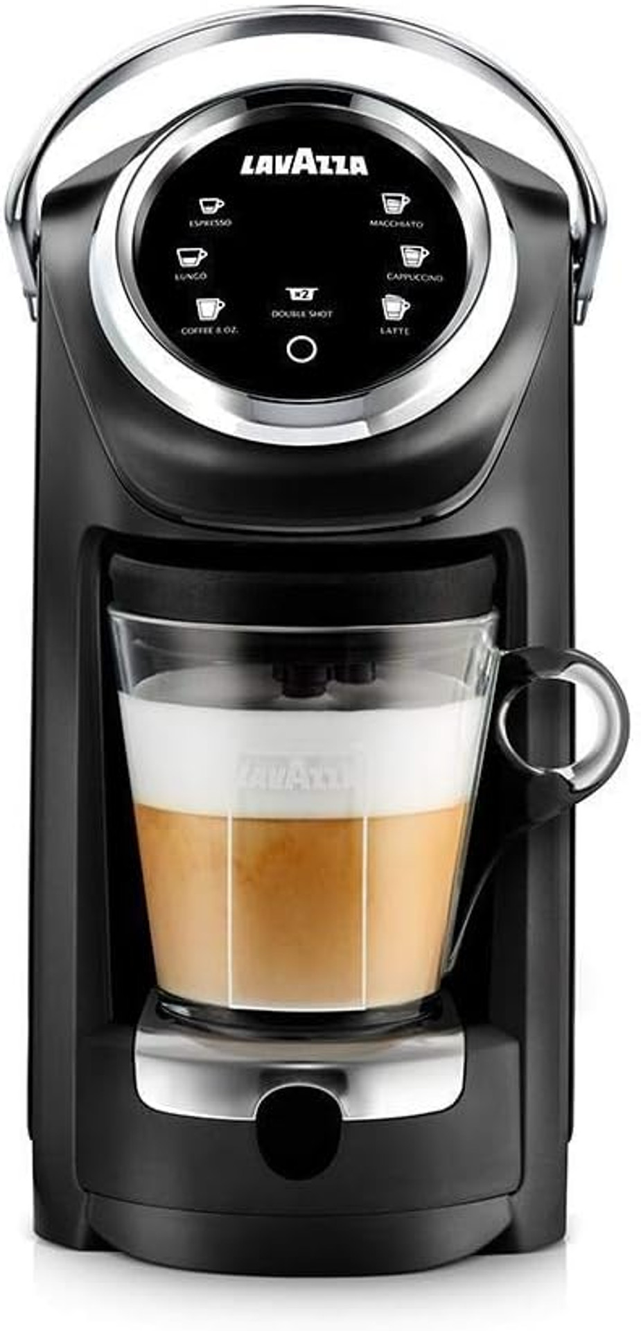 Lavazza Expert Coffee Classy Plus Single Serve All-In-One Espresso & Coffee Brewer Machine - Lb 400 - (Includes Built-In Milk Vessel/Frother)