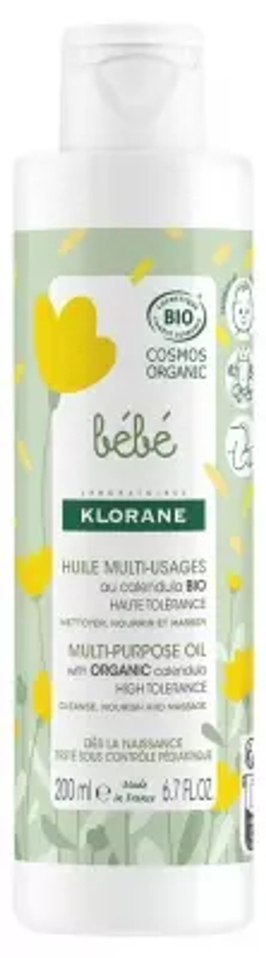Klorane Baby Multi-Purpose Oil Organic 200 Ml