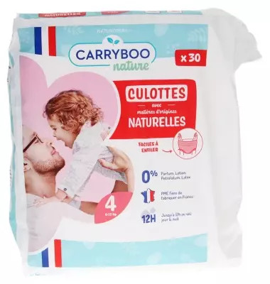 Carryboo Natural Panties 30 Panties Size 4 (8-15 Kg)