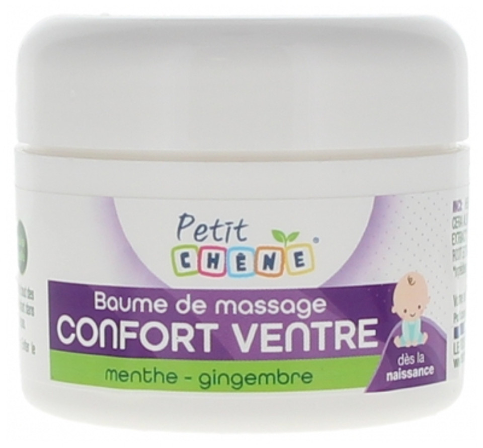 Les 3 Chãªnes Petit Chãªne Organic Stomach Comfort Massage Balm 40 Ml