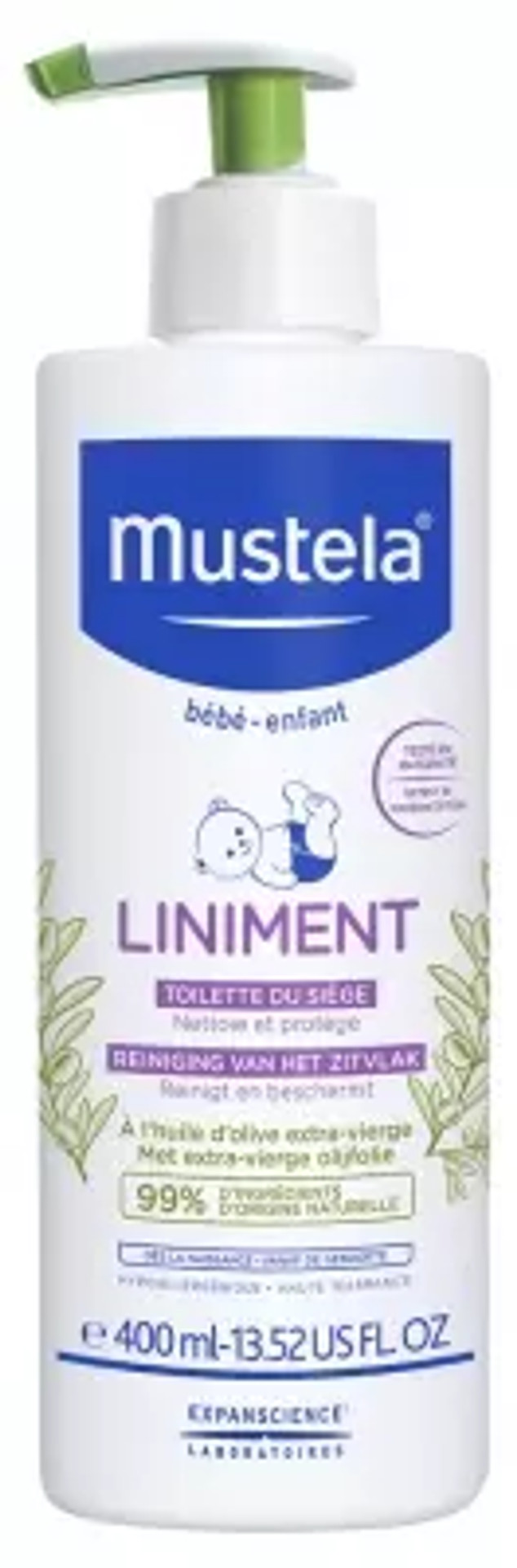 Mustela Liniment Pump-Bottle 400Ml