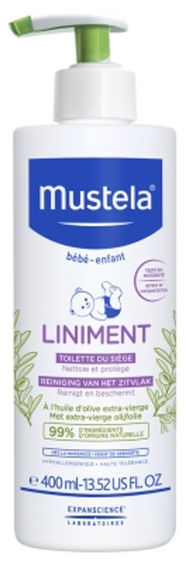 Mustela Liniment Pump-Bottle 400Ml