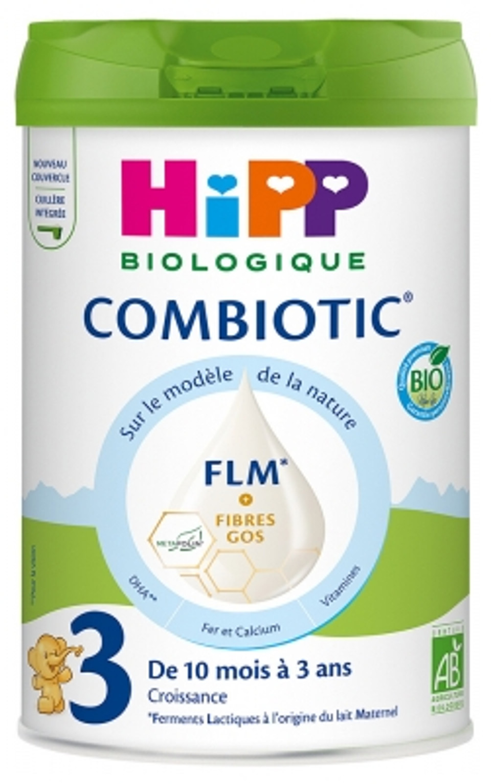 Hipp Combiotic 3 Organic Growth Milk From 10 Months To 3 Years 800 G