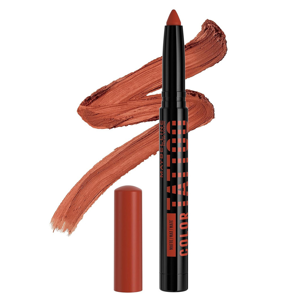Maybelline Color Tattoo Longwear Multi-Use Eye Shadow Stix, Eye Makeup, I Am Powerful (Rust Matte)35 I Am Powerful (Rust Matte)