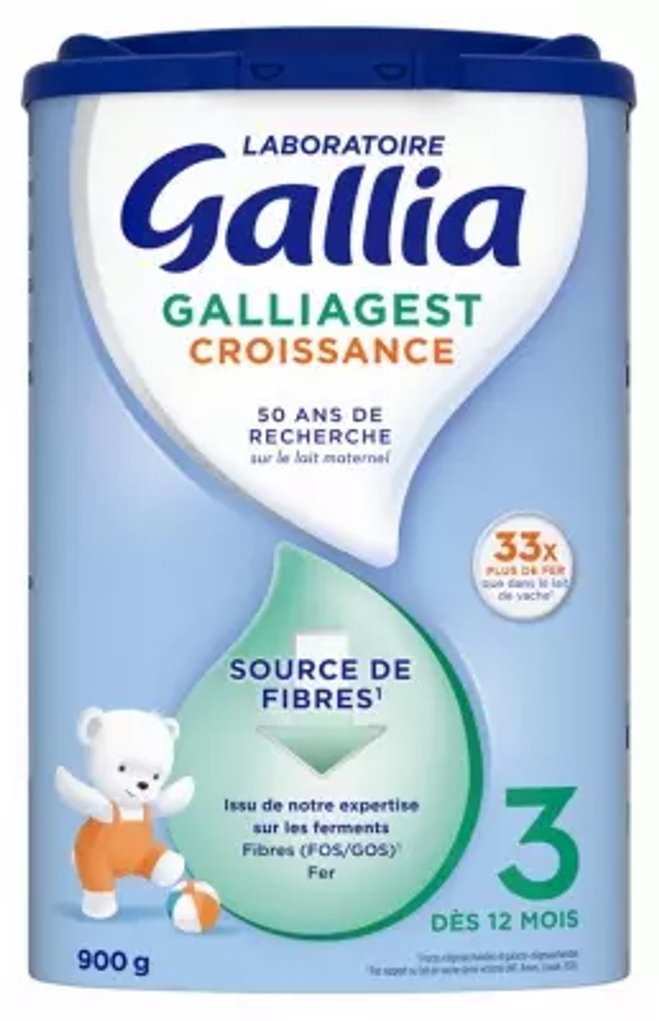 Gallia Galliagest Growth 3Rd Age +12 Months 900G